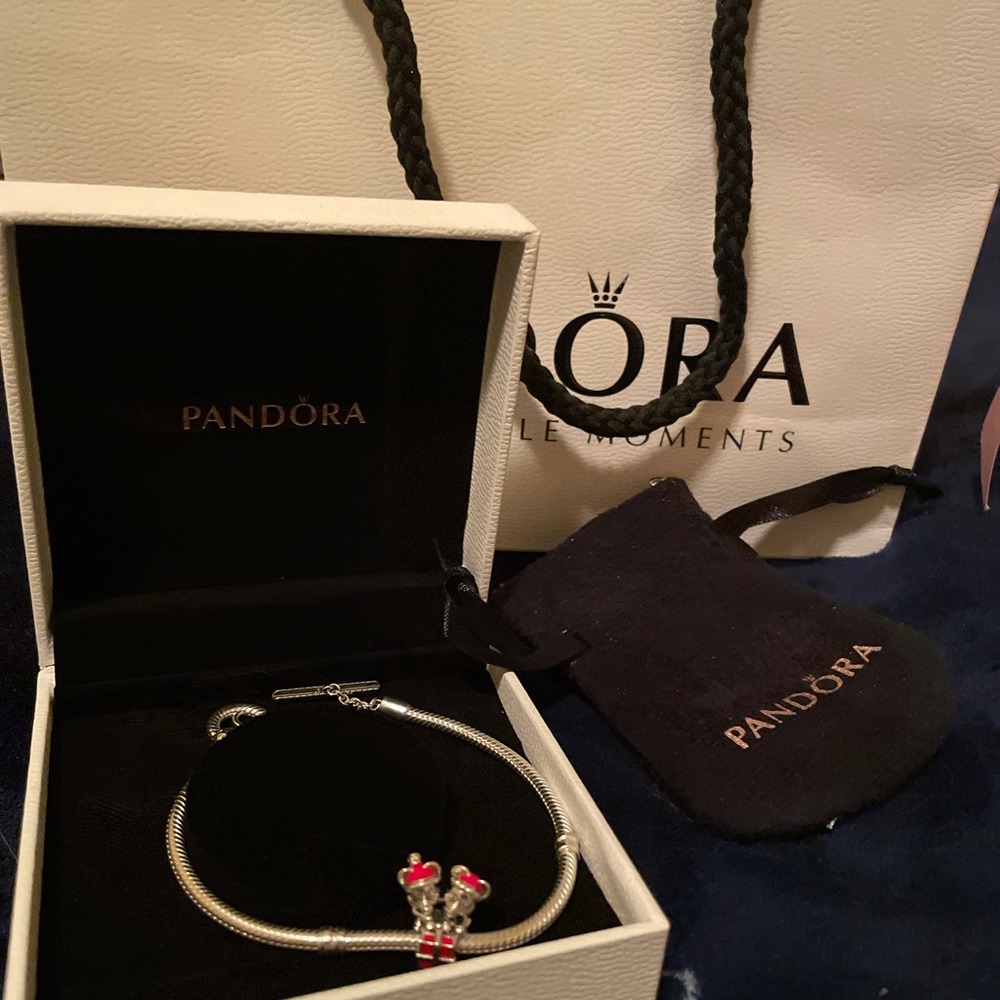 NIB Pandora bracelet and limited edition charm